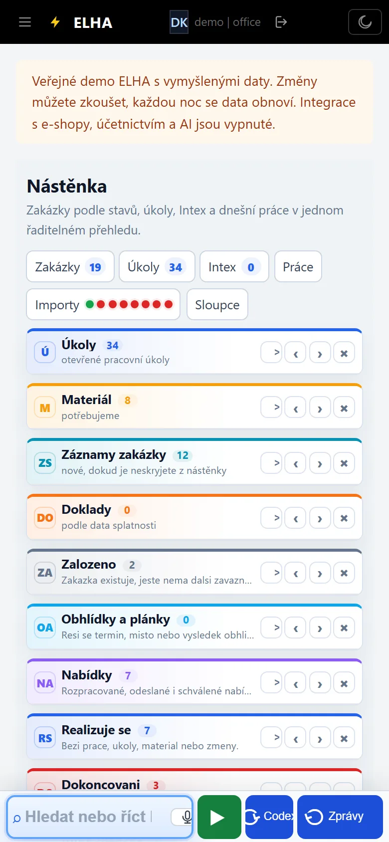 ELHA na mobilu